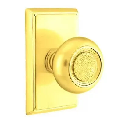Emtek Belmont Knob with Rectangular Rose by Emtek