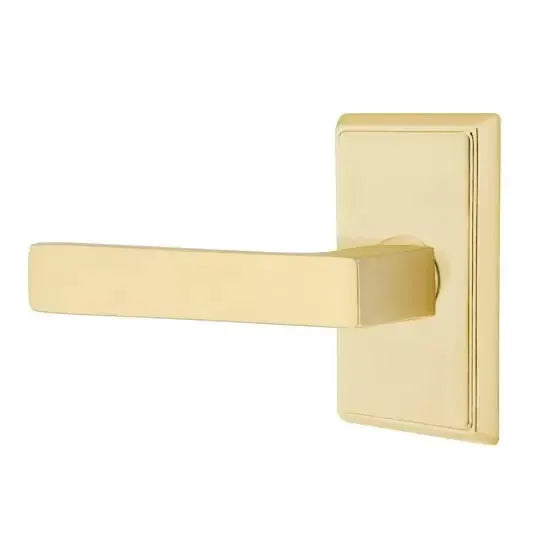 Emtek Dumont Lever with Rectangular Rose by Emtek