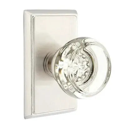 Emtek Georgetown Door Knob with Rectangular Rose by Emtek