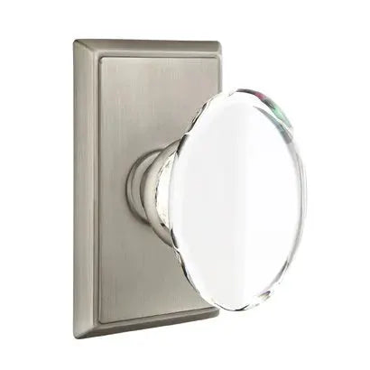 Emtek Hampton Door Knob with Rectangular Rose by Emtek