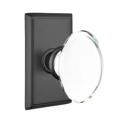 Emtek Hampton Door Knob with Rectangular Rose by Emtek