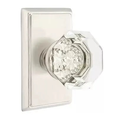 Emtek Old Town Door Knob with Rectangular Rose by Emtek