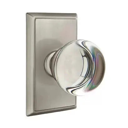 Emtek Providence Door Knob with Rectangular Rose by Emtek