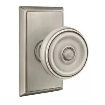 Emtek Waverly Door Knob with Rectangular Rose by Emtek