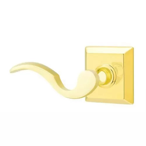 Emtek Cortina Door Lever with Quincy Rose by Emtek