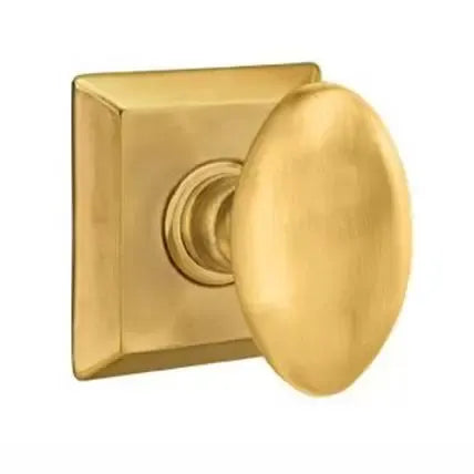 Emtek Egg Door Knob with Quincy Rose by Emtek