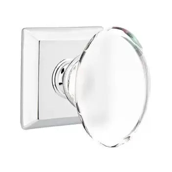 polished chrome door knob