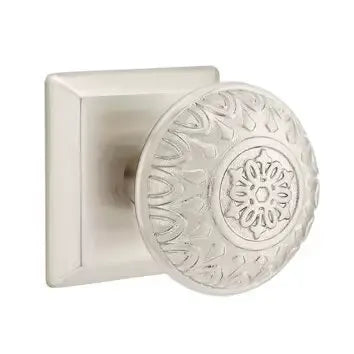 Emtek Lancaster Knob with Quincy Rose by Emtek