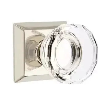 Emtek Lowell Door Knob with Quincy Rose by Emtek