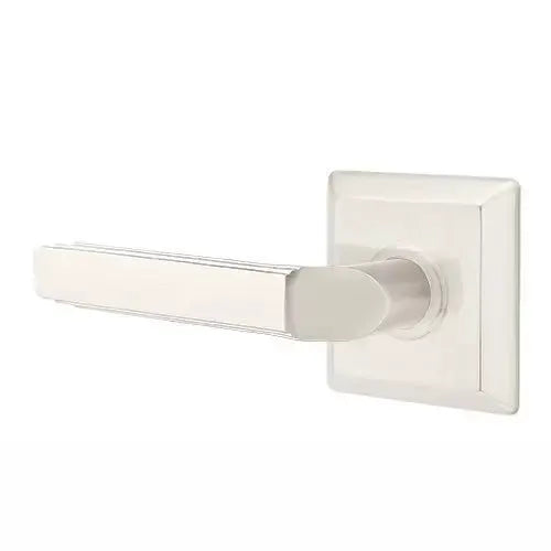 Emtek Milano Door Lever with Quincy Rose by Emtek