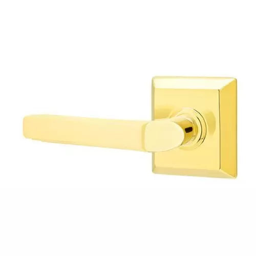 Emtek Milano Door Lever with Quincy Rose by Emtek