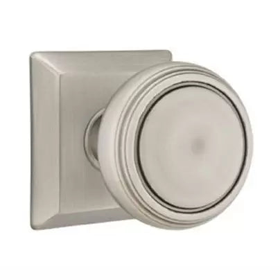 Emtek Norwich Door Knob with Quincy Rose by Emtek