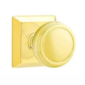 Emtek Norwich Door Knob with Quincy Rose by Emtek