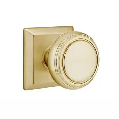 Emtek Norwich Door Knob with Quincy Rose by Emtek