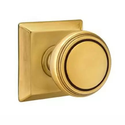 Emtek Norwich Door Knob with Quincy Rose by Emtek