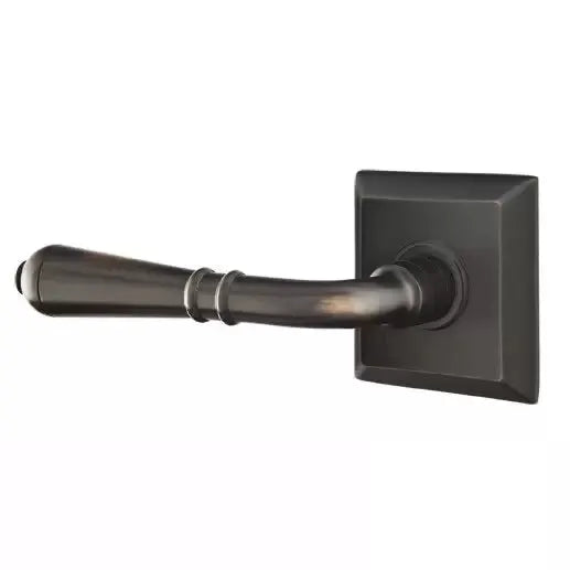 Emtek Turino Door Lever with Quincy Rose by Emtek