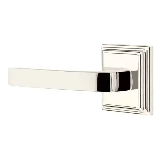 Emtek Breslin Lever with Wilshire Rose by Emtek