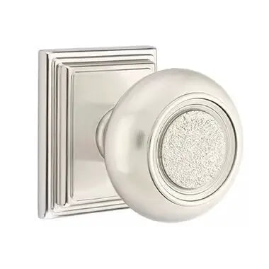 Emtek Belmont Knob with Wilshire Rose by Emtek