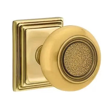Emtek Belmont Knob with Wilshire Rose by Emtek