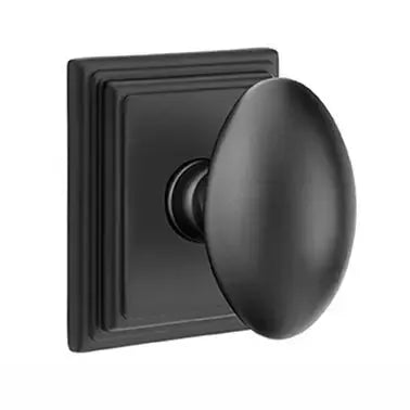 Emtek Egg Door Knob with Wilshire Rose by Emtek