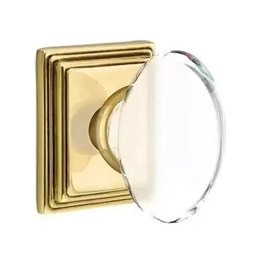 Emtek Hampton Door Knob with Wilshire Rose by Emtek