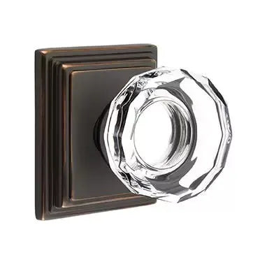 Emtek Lowell Door Knob with Wilshire Rose by Emtek
