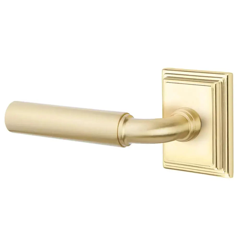 Emtek Manning Door Lever with Wilshire Rose by Emtek