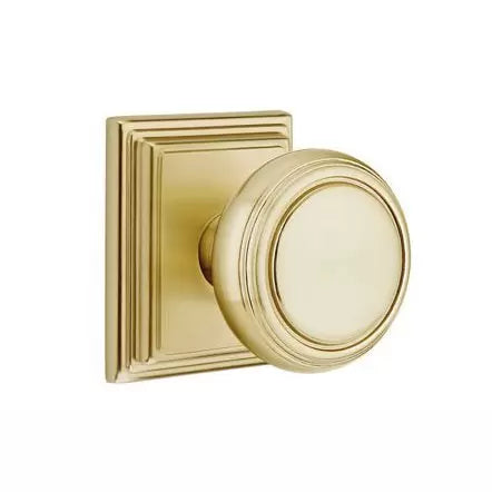 Emtek Norwich Door Knob with Wilshire Rose by Emtek