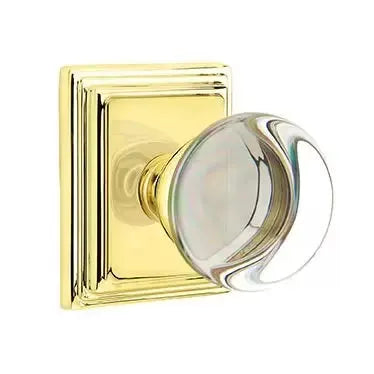 Emtek Providence Door Knob with Wilshire Rose by Emtek