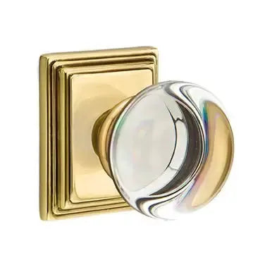 Emtek Providence Door Knob with Wilshire Rose by Emtek