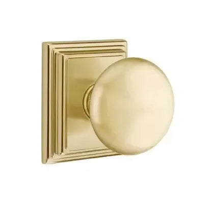 Emtek Providence Door Knob with Wilshire Rose by Emtek