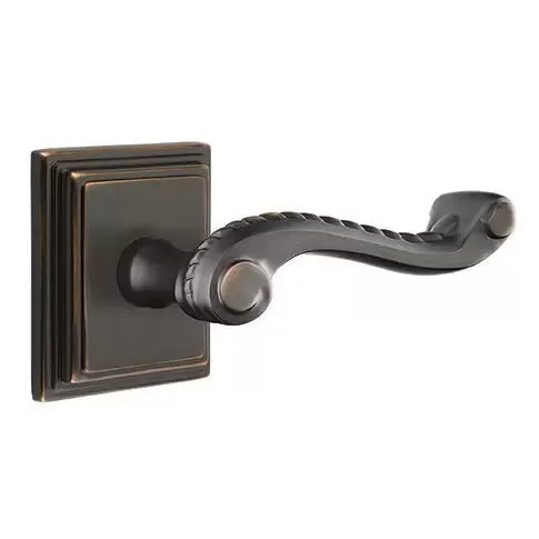 Emtek Rope Lever with Wilshire Rose by Emtek