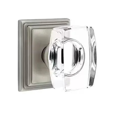 Emtek Windsor Door Knob with Wilshire Rose by Emtek