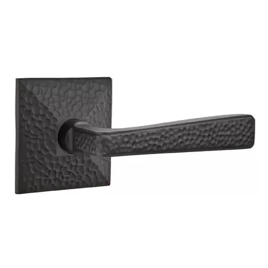 Emtek Hammered Door Lever with Hammered Rose by Emtek