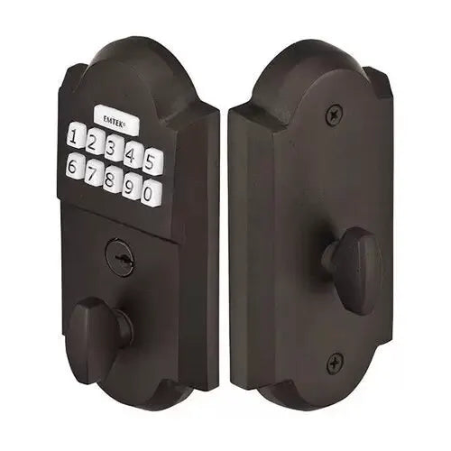 Emtek Sandcast Bronze Electronic Keypad by Emtek