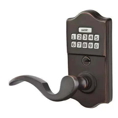 Emtek Cortina Classic Lever with Electronic Keypad Lock by Emtek