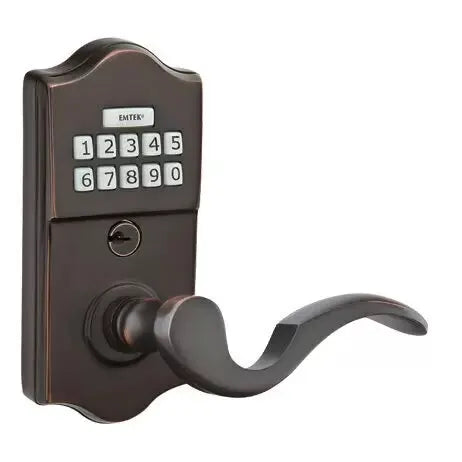 Emtek Cortina Classic Lever with Electronic Keypad Lock by Emtek
