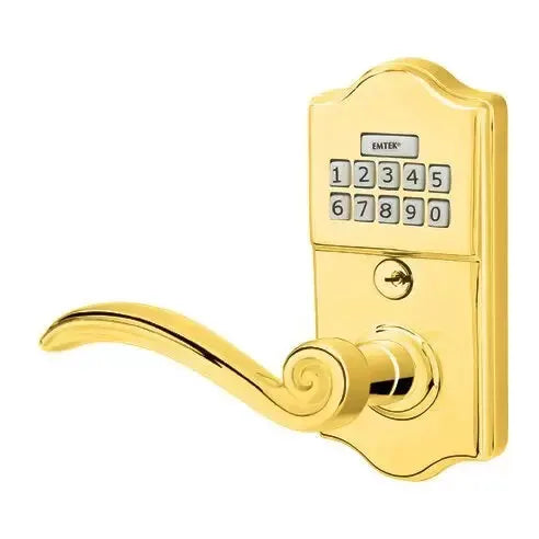 Emtek Elan Classic Lever with Electronic Keypad Lock by Emtek