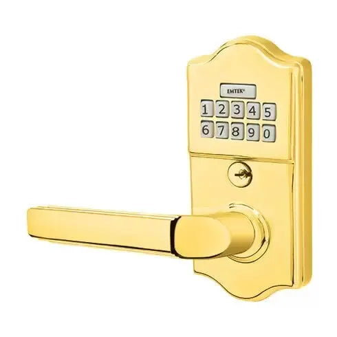 Emtek Milano Classic Lever with Electronic Keypad Lock by Emtek