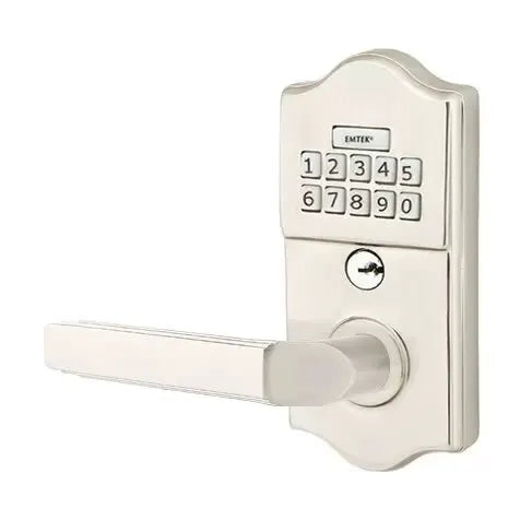 Emtek Milano Classic Lever with Electronic Keypad Lock by Emtek