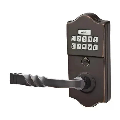 Emtek Santa Fe Classic Lever with Electronic Keypad Lock by Emtek