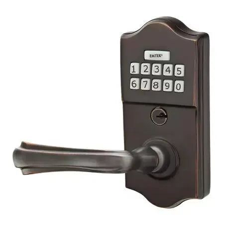 Emtek Wembley Classic Lever with Electronic Keypad Lock by Emtek