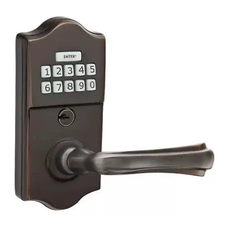 Emtek Wembley Classic Lever with Electronic Keypad Lock by Emtek