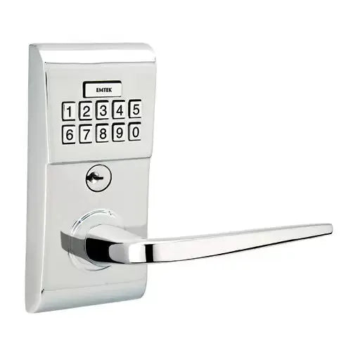 Emtek Athena Modern Lever with Electronic Keypad Lock by Emtek