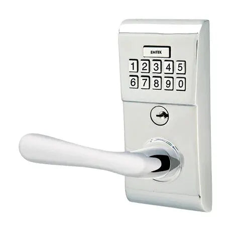 Emtek Basel Modern Lever with Electronic Keypad Lock by Emtek