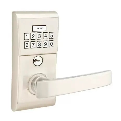 Emtek Geneva Modern Lever with Electronic Keypad Lock by Emtek
