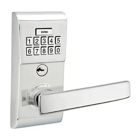 Emtek Geneva Modern Lever with Electronic Keypad Lock by Emtek