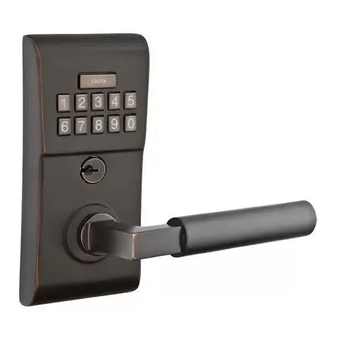 Emtek Hercules Modern Lever with Electronic Keypad Lock by Emtek