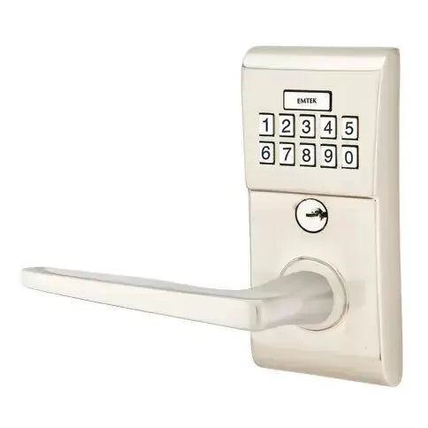 Emtek Hermes Modern Lever with Electronic Keypad Lock by Emtek