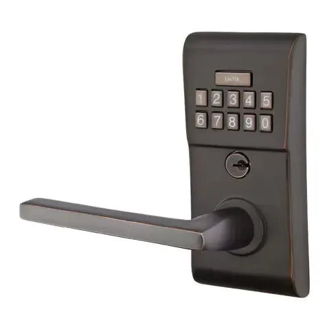Emtek Helios Modern Lever with Electronic Keypad Lock by Emtek